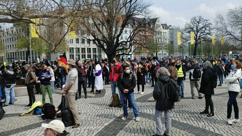Querdenken-Demonstrationen 01.05.2021