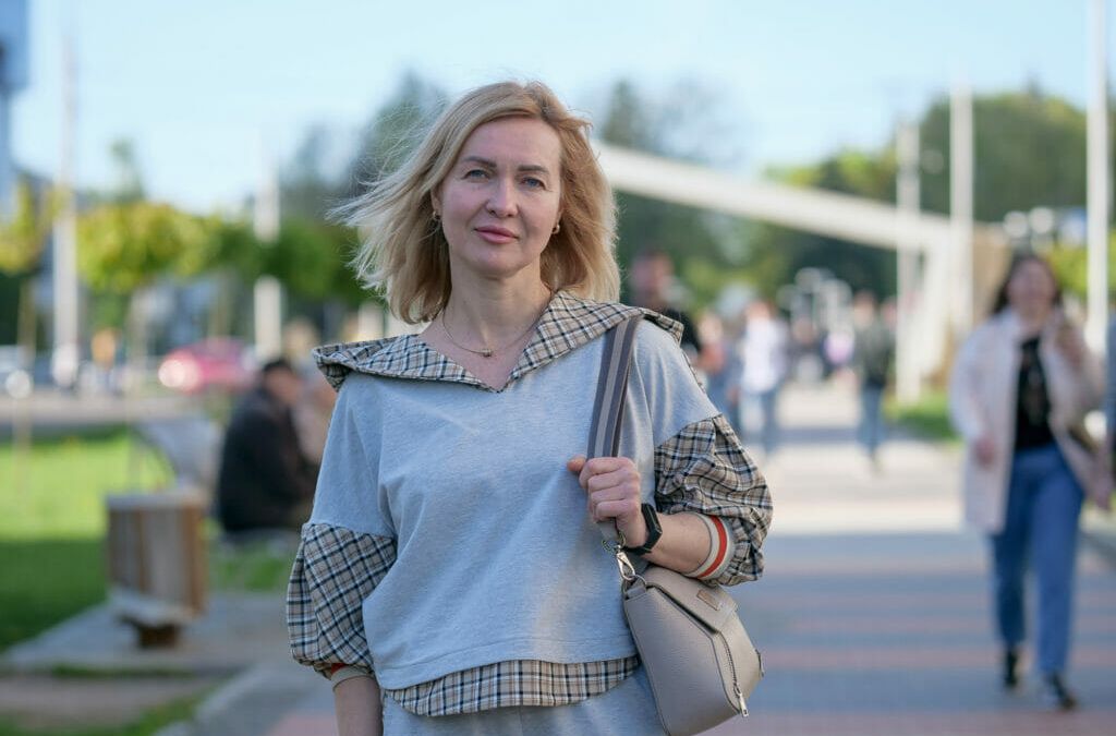 Tatiana Ovays fled Sievierodonetsk and is building a new life in Vinnytsia.