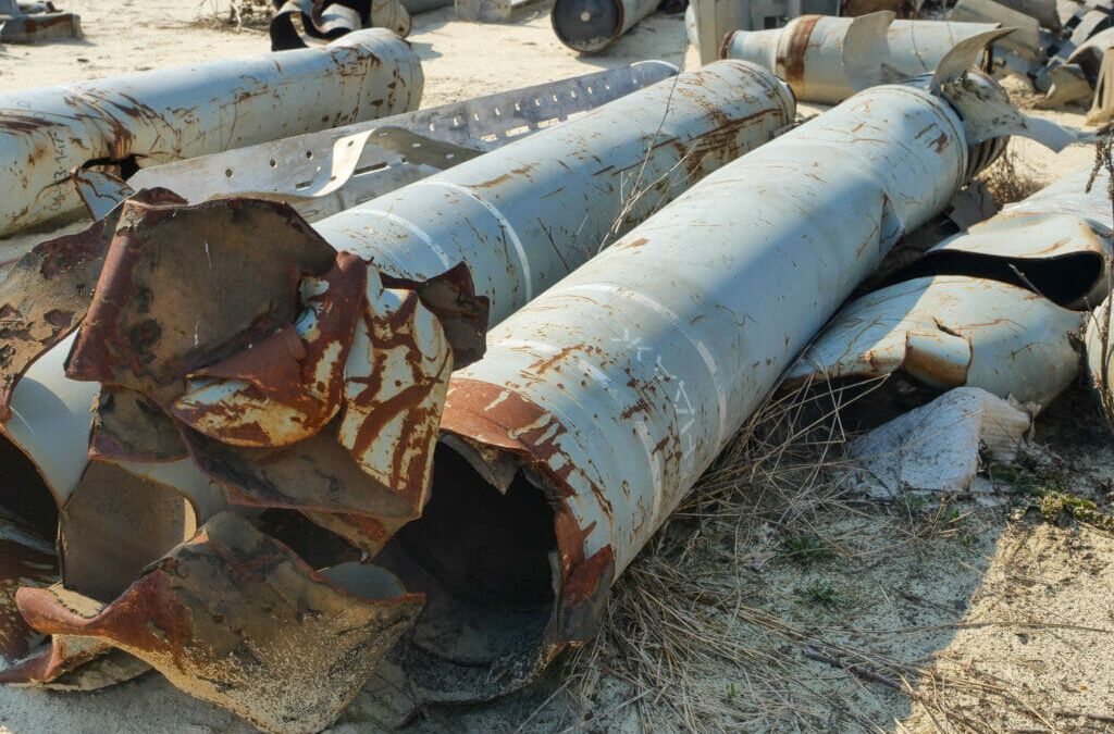 Die Staatsanwaltschaft in Charkiw sammelt an mehreren geheimen Orten die Überreste von Raketen, um sie für ihre Ermittlungen wegen Kriegsverbrechen zu nutzen.